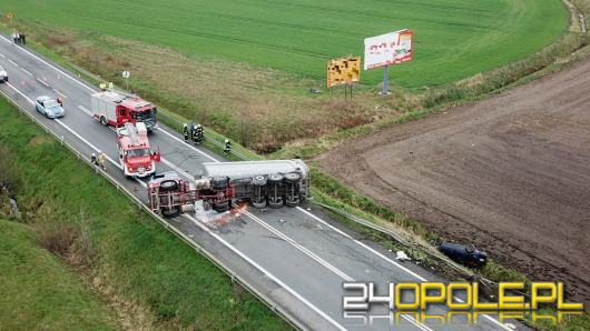 Obwodnica Opola po wypadku będzie długo nieprzejezdna. Policja wyznaczyła objazdy