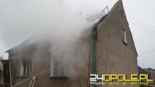 Tragiczny pożar w Jemielnicy. Jedna osoba nie żyje 