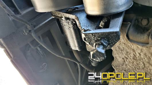 Kontrolerzy WITD zatrzymali pojazd z niebezpieczną usterką