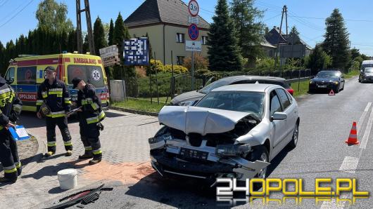 Trzy samochody zderzyły się w Opolu-Chmielowicach