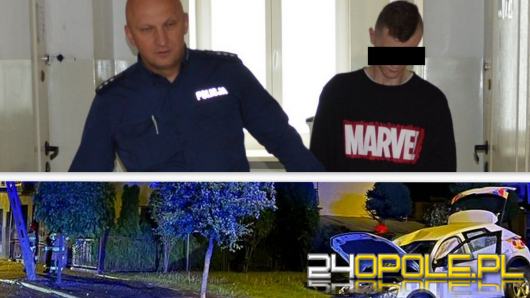 Lublin: Po narkotykach uciekał przed policją. Zakończył jazdę na słupie