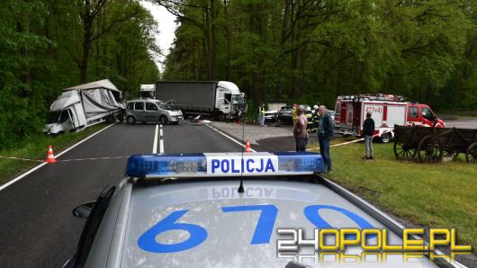 Karambol na DK-11 w Starym Oleśnie. Policjanci wyjaśniają okoliczności