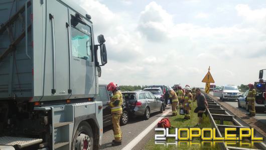 Karambol na strzeleckim odcinku A4. Są ranni