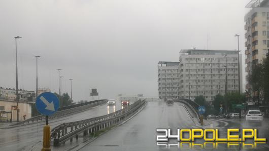 Kolejne prace na estakadzie na rondzie. Tym razem po południu