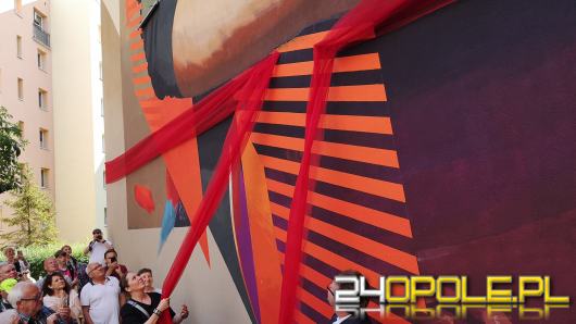 Uroczyście odsłonięto nowy muzyczny mural w Opolu