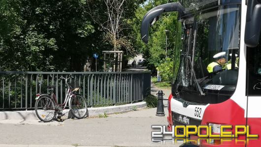 Autobus MZK potrącił rowerzystkę