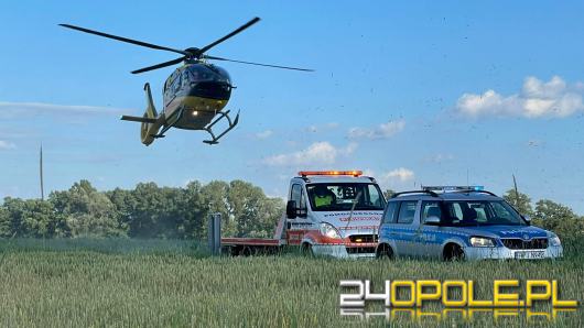 Wypadek na A4 na wysokości Strzelec Opolskich. Lądował śmigłowiec LPR