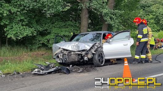 Wypadek między Korzonkiem i Starym Koźlem. Małżeństwo z dzieckiem trafiło do szpitala