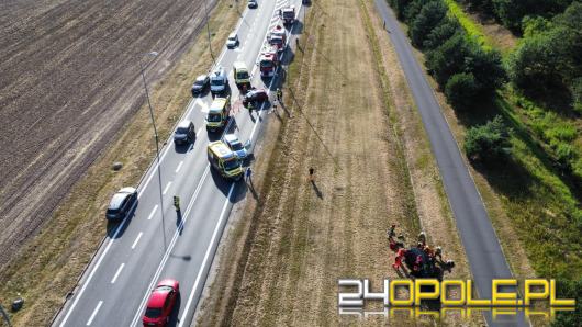 Poważny wypadek na obwodnicy Opola. Droga jest zablokowana