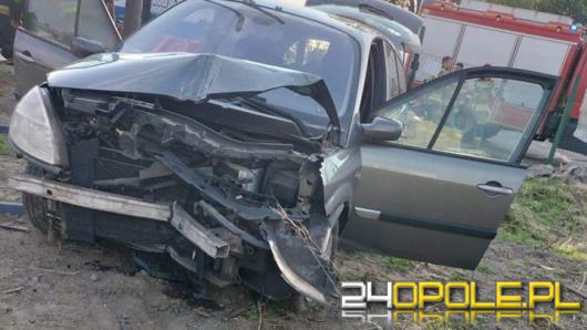 Samochodem jechało 5 osób w tym 3 dzieci. Wypadek w Olszance