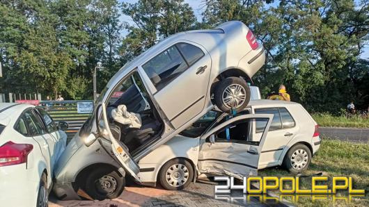 Nietypowy wypadek w Zdzieszowicach. Jedna osoba trafiła do szpitala