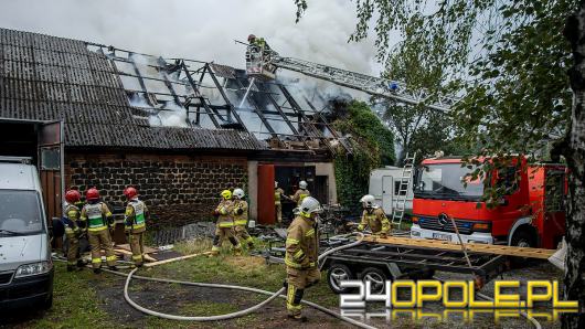 Pożar w zakładzie stolarskim w Bogdańczowicach