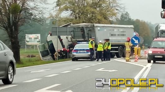 Utrudnienia na DK46 w Dąbrowie