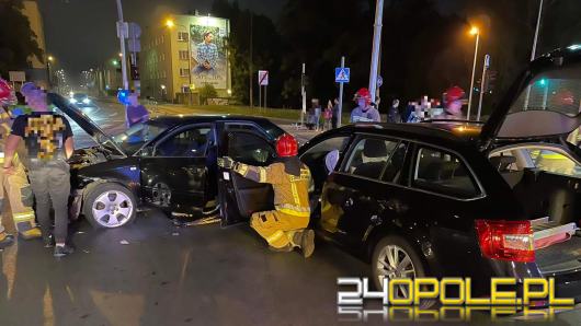 Niezachowanie ostrożności przyczyną zdarzenia na skrzyżowaniu w Opolu 