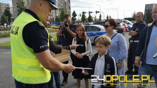 Opolscy policjanci przypominają o bezpiecznej drodze do szkoły