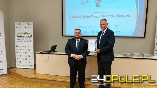 "Opolska Firma Przyjazna Cudzoziemcom" - konkurs rozstrzygnięty