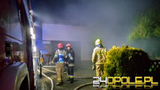 Pożar budynku gospodarczego w miejscowości Żytniów w gminie Rudniki