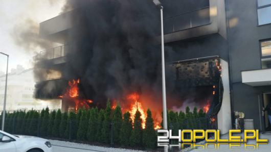 Pożar mieszkania w bloku na Tarnopolskiej