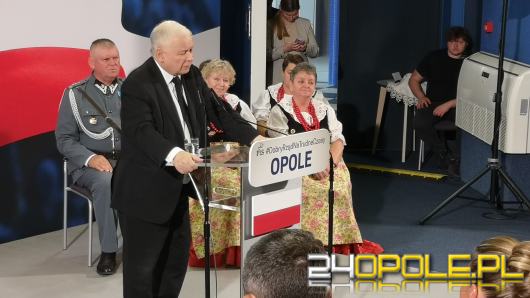 Jarosław Kaczyński w Opolu. Listy gości zamknięto już w środę