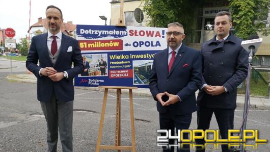 Politechnika Opolska otrzymała ponad 51 mln złotych na przebudowę budynku "Lipsk"