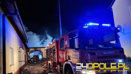 Pożar stodoły w miejscowości Radzikowice