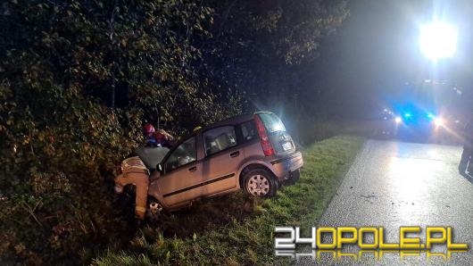 Zderzenie pojazdów w powiecie strzeleckim. Jedna osoba trafiła do szpitala