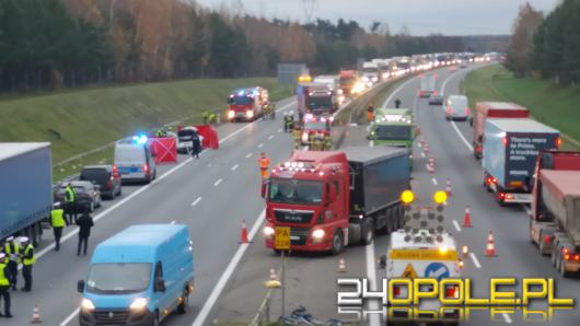 Tragedia na A4 przy węźle Prądy. Zginęły dwie osoby