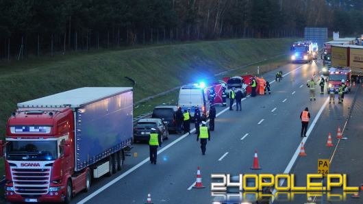 Rodzinna tragedia na A4. W wypadku zginął ojciec i jego 12-letnia córka