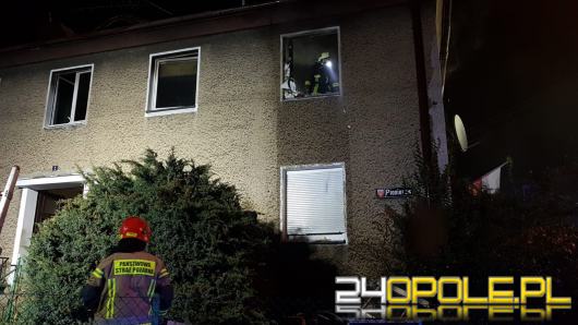 Pożar mieszkania w Nysie. W środku przebywał mężczyzna