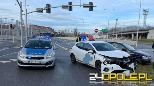 Zderzenie pojazdów przy centrum przesiadkowym Opole Wschodnie