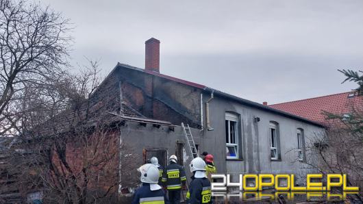 Pożar lokalu w Ochodzach. Na miejscu 9 zastępów straży