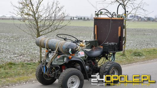 Naukowcy Politechniki Opolskiej zaprezentowali quada napędzanego sprężonym azotem