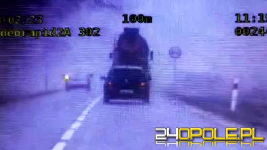 Mandat 1100 zł i 15 punktów karnych za niebezpieczne wyprzedzanie