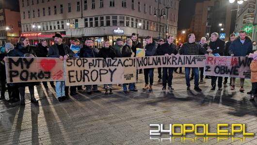 Opolanie i Ukraińcy wzięli udział w wiecu poparcia