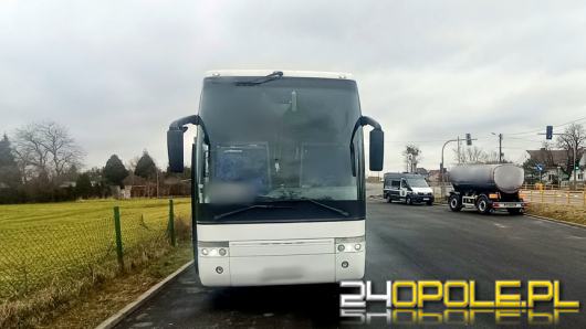 Fatalny stan autobusu ukraińskiego przewoźnika