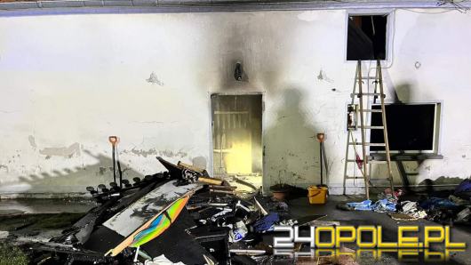 Pożar mieszkania w Opolu. Dwie osoby zostały poszkodowane