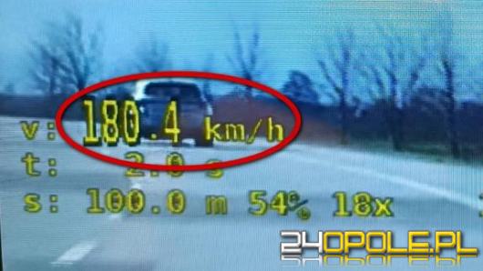 Ponad 180km/h jechał 48-letni kierowca obwodnicą Grodkowa