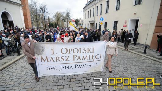 Pochód pamięci Jana Pawła II w Opolu