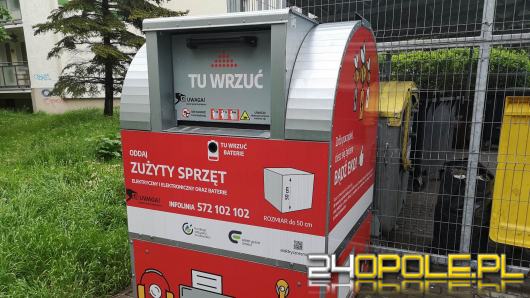 W Opolu stanęły pojemniki na zużyty sprzęt AGD