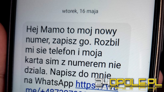 "Mamo zgubiłem telefon, to mój nowy numer, napisz" - Nie klikaj w link!