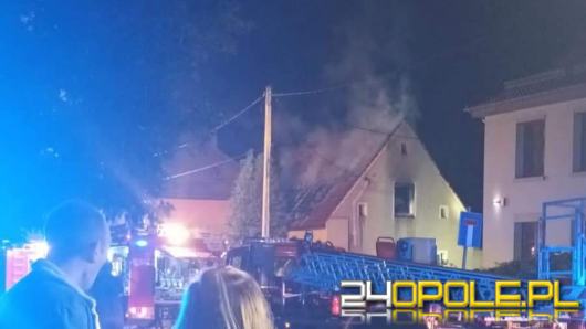 Pożar w Głuchołazach. Z ogniem walczyło 9 zastępów straży