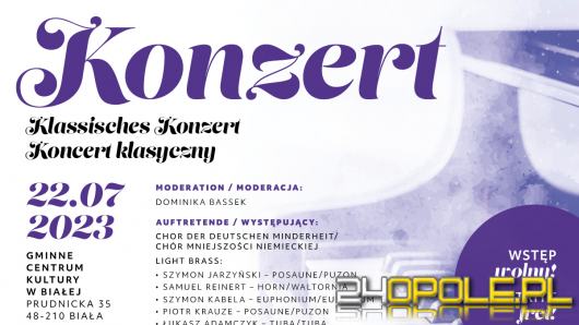 W najbliższy weekend odbędzie się kolejny koncert z serii Koncerty powiatowe