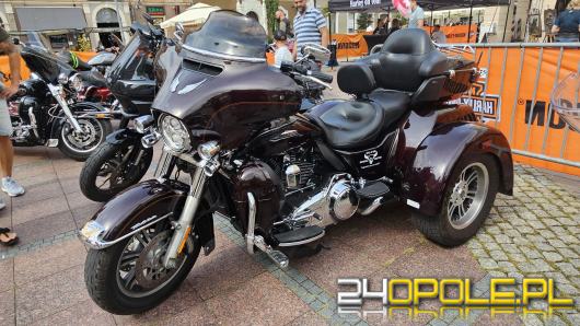 Opole Harley Day na opolskim rynku