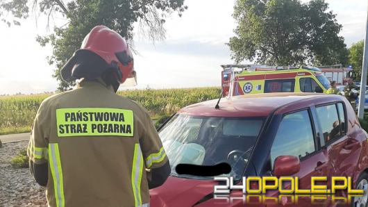 Kobieta w ciąży trafiła do szpitala po wypadku w Bukowiu