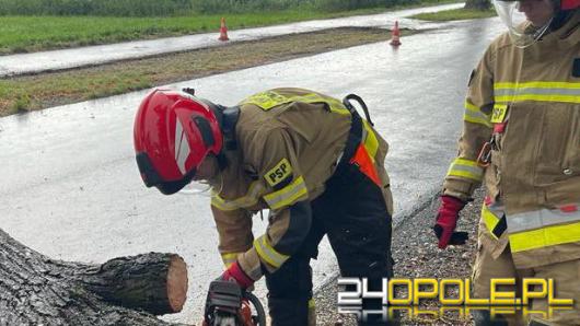 Kolejny front burzowy nad Opolszczyzną. Jeszcze więcej pracy strażaków