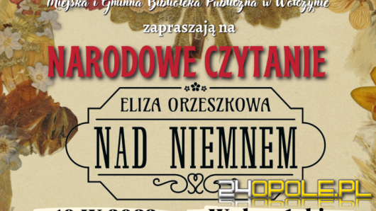 Narodowe Czytanie w Wołczynie- z pomocą Nastce chorej na mukowiscydozę