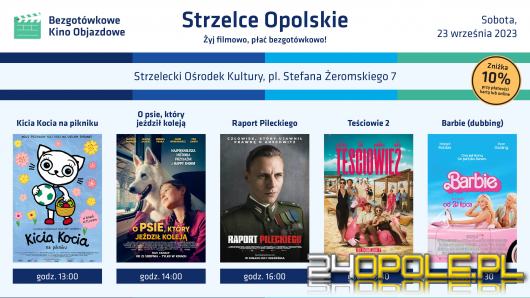 Bezgotówkowe Kino Objazdowe przyjeżdża do Strzelec Opolskich, Olesna i Świerczowa!