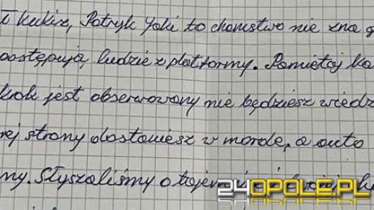 List z pogróżkami do posła Zembaczyńskiego.."Obserwujemy każdy twój krok"