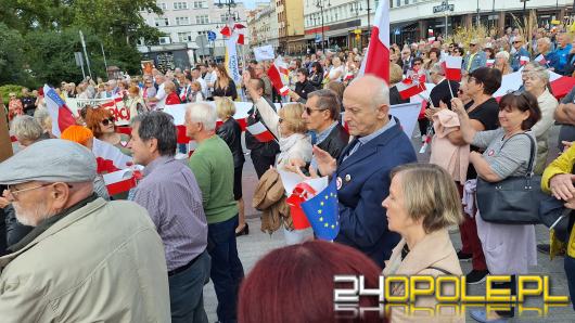 Wiec poparcia dla Marszu Miliona Serc w Opolu