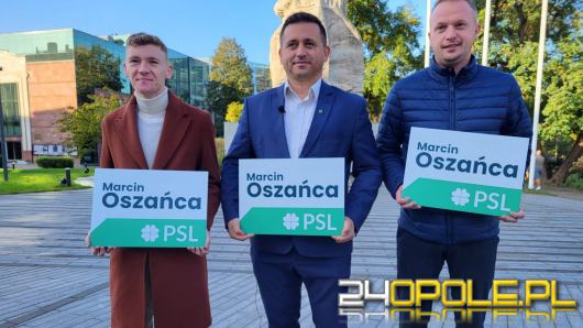 Marcin Oszańca na finiszu walki o głosy: "Trzecia droga, albo trzecia kadencja PiSu"